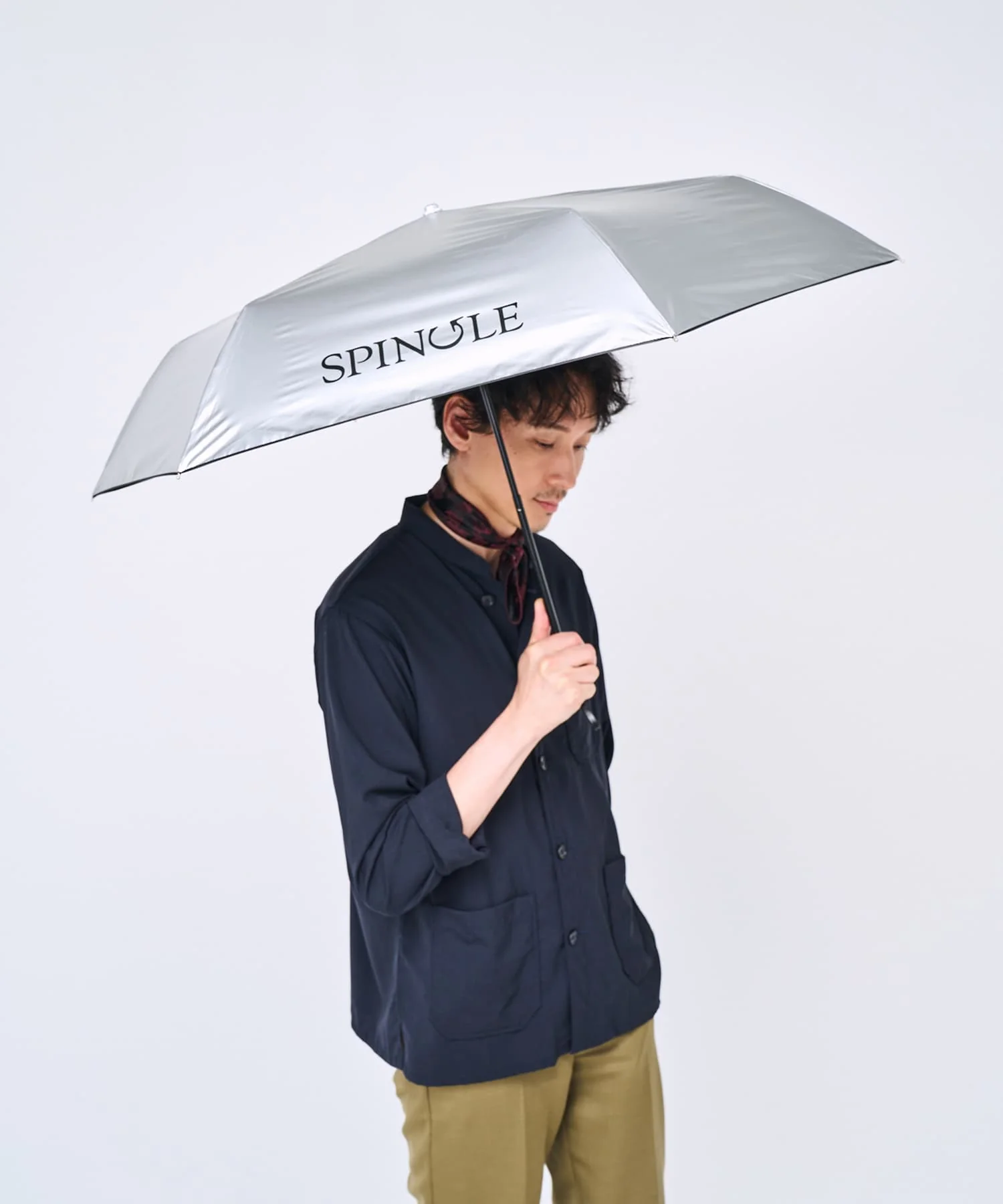SPINGLE パラソル Silver - Image 6